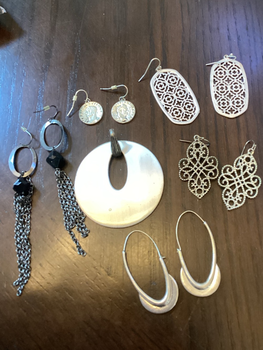 Silver-Tone Mixed Earring Set - Assorted Silver Styles